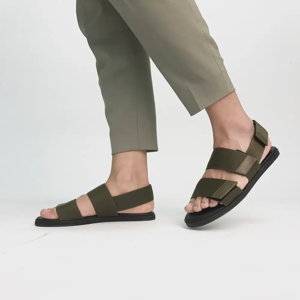 Sandales olive